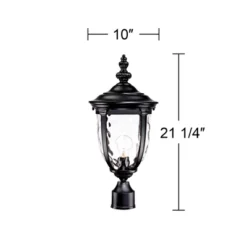 John Timberland Bellagio Vintage Rustic Outdoor Post Light Black 21" Clear Hammered Glass For Exterior Barn Deck Post Light House Porch Yard Patio 10 John Timberland Bellagio Vintage Rustic Outdoor Post Light Black 21" Clear Hammered Glass For Exterior Barn Deck Post Light House Porch Yard Patio -Sunnydaze Decor Store GUEST a50ce2b4 49fd 4c9b 8be1 baebd635c03d