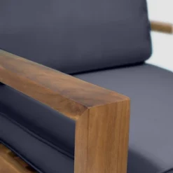 Santa Ana 2pk Acacia Wood Club Chairs Teak/Dark Gray - Christopher Knight Home -Sunnydaze Decor Store GUEST a53df952 7840 46f3 9557 af95a9a21eb4