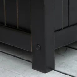 Outsunny Outdoor Wooden Storage Bench Deck Box, Wood Patio Furniture, 43 Gallon Pool Storage Bin Container With Cloth, Backrest, Armrests, Star, Black 10 Outsunny Outdoor Wooden Storage Bench Deck Box, Wood Patio Furniture, 43 Gallon Pool Storage Bin Container With Cloth, Backrest, Armrests, Star, Black -Sunnydaze Decor Store GUEST a5bb7db3 9267 4184 878f fb28d082b45c