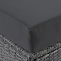 7pc Outdoor Set With Rattan Sofa & Cushions - Gray - GODEER -Sunnydaze Decor Store GUEST a65594ed fdf1 4ba1 a5ea 1f9fdfff60fa