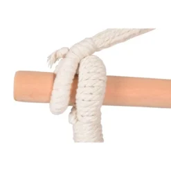 Boho Breeze Swinging Bungalow Hammock Chair - Indigo Stripe - Blue Wave -Sunnydaze Decor Store GUEST a6feac7f 16d8 4f51 b7e1 9d5ee15406db