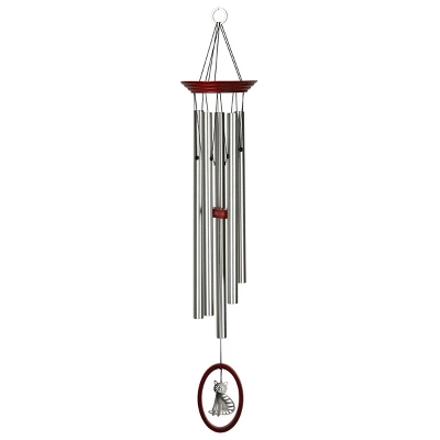 Woodstock Wind Chimes Signature Collection, Wind Fantasy Chime, 24'' Silver Wind Chime 11 Woodstock Wind Chimes Signature Collection, Wind Fantasy Chime, 24'' Silver Wind Chime - Image 9