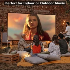Costway 120'' Projector Screen W/ Stand 16:9 HD 4K Indoor Outdoor Projection Movie Screen -Sunnydaze Decor Store GUEST a8f34857 a68c 4f39 baa6 df77a55a0dbe