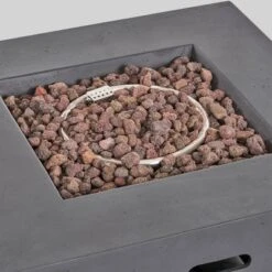 Maxwell 5pc Wicker Club Chair And Square Fire Pit Set - Mixed Black/Dark Gray - Christopher Knight Home 11 Maxwell 5pc Wicker Club Chair And Square Fire Pit Set - Mixed Black/Dark Gray - Christopher Knight Home -Sunnydaze Decor Store GUEST a9325de9 7204 47a2 b7c4 69025d038a80