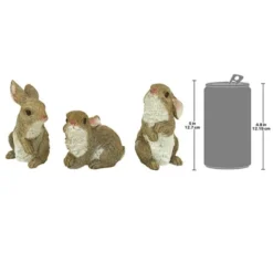 Design Toscano The Bunny Den, Garden Rabbit Statue: Set Of Six -Sunnydaze Decor Store GUEST a93c32d3 c3d0 4134 a521 cfebba473fb8
