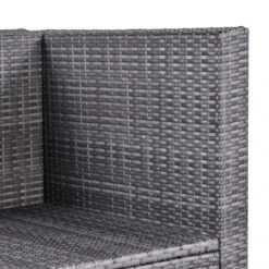 7pc Outdoor Set With Rattan Sofa & Cushions - Gray - GODEER -Sunnydaze Decor Store GUEST a9bd5ce0 b8a6 4adf 9765 0f0c72a3c60c