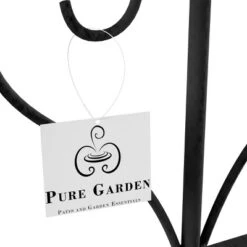 Garden Trellis - Set Of 2 Metal Panels With Decorative Scrolls - Fencing For Climbing Vines, Roses, Potted Plants, And Flowers By Pure Garden (Black) -Sunnydaze Decor Store GUEST aa37235b 4ea5 46a5 91b4 b9ad3dad2e97