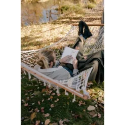 Stansport Acapulco Cotton Rope Hammock 78" X 47" -Sunnydaze Decor Store GUEST aa46fefb b159 4380 9eb7 63880c8ebc5a