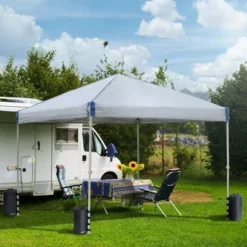 Aoodor Canopy Weights Bag Water Fillable, 176 Lbs Tent Weights Set Of 4 - Black -Sunnydaze Decor Store GUEST aba5fe9f ba35 4bf9 81b1 60d6131f1d72