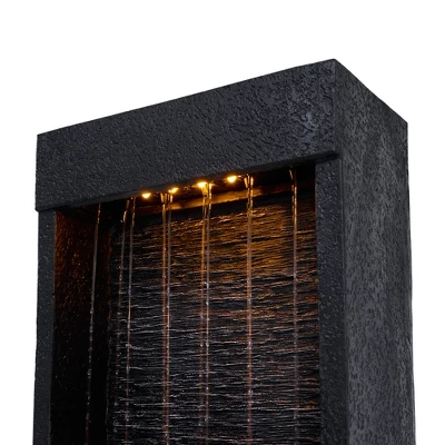 Teamson Home Athena 38 Inch Outdoor Solar Fountain With LED Lights 8 Teamson Home Athena 38 Inch Outdoor Solar Fountain With LED Lights - Image 6