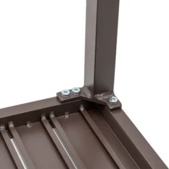 3pc Outdoor Five Position Adjustable Curved Aluminum Lounge Set Brown - Crestlive Products -Sunnydaze Decor Store GUEST ac7b6725 d549 4abe b434 5987c3b1d47f