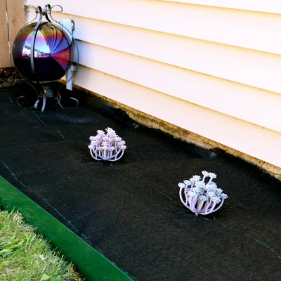 Sunnydaze Decor Sunnydaze UV Resistant Landscape Fabric Weed Barrier Fabric With Landscape Staples 11 Sunnydaze Decor Sunnydaze UV Resistant Landscape Fabric Weed Barrier Fabric With Landscape Staples - Image 9