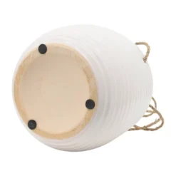 Sagebrook Home 7" Wide Hanging Planter Pot White -Sunnydaze Decor Store GUEST ad69d3b1 22be 42b3 a22f 3621757dea49