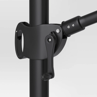 11'x11' Offset Patio Umbrella Linen - Black Pole - Threshold™ 5 11'x11' Offset Patio Umbrella Linen - Black Pole - Threshold™ - Image 3