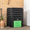 Outsunny 120 Gallon Compost Bin, Large Composter With 80 Vents And 2 Sliding Doors, Lightweight & Sturdy -Sunnydaze Decor Store GUEST ae2e6b1b 0a69 48cf b068 a14054fa82f3