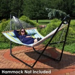 Sunnydaze Decor Sunnydaze Heavy-Duty Universal Multi-Use Heavy-Duty Steel Hammock Stand For 9 To 14 Feet Hammocks - 550 Lb Weight Capacity 26 Sunnydaze Decor Sunnydaze Heavy-Duty Universal Multi-Use Heavy-Duty Steel Hammock Stand For 9 To 14 Feet Hammocks - 550 Lb Weight Capacity -Sunnydaze Decor Store GUEST af1c2c98 97de 4017 aa30 2f8617efc242