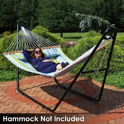 Sunnydaze Decor Sunnydaze Heavy-Duty Universal Multi-Use Heavy-Duty Steel Hammock Stand For 9 To 14 Feet Hammocks - 550 Lb Weight Capacity 10 Sunnydaze Decor Sunnydaze Heavy-Duty Universal Multi-Use Heavy-Duty Steel Hammock Stand For 9 To 14 Feet Hammocks - 550 Lb Weight Capacity - Image 8