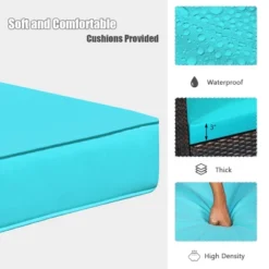 Tangkula 3-Piece Patio Rattan Bistro Set Acacia Wood Frame Sofa And Side Table 21 Tangkula 3-Piece Patio Rattan Bistro Set Acacia Wood Frame Sofa And Side Table -Sunnydaze Decor Store GUEST af77fb20 5278 4c8f a29a 7bed758c0f27