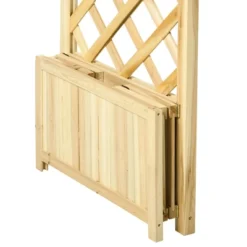 Outsunny 17.25" Wooden Wedding Arch, Garden Arch Arbor For Climbing Plants & Trellis Design For Vines, Ceremony, Party, Backdrop, Natural 10 Outsunny 17.25" Wooden Wedding Arch, Garden Arch Arbor For Climbing Plants & Trellis Design For Vines, Ceremony, Party, Backdrop, Natural -Sunnydaze Decor Store GUEST af9a2d73 5068 437f 8251 35b3e852fc32