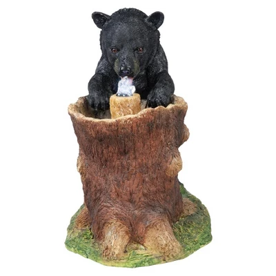 Design Toscano Guzzling Gulp Black Bear Garden Fountain - Multicolored 4 Design Toscano Guzzling Gulp Black Bear Garden Fountain - Multicolored - Image 2