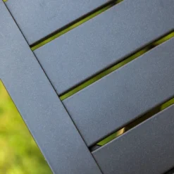 5pc Outdoor Dining Set With Swivel Chairs With Seat & Back Cushions & Square Metal Table With Umbrella Hole - Captiva Designs -Sunnydaze Decor Store GUEST b212a813 37b7 42ad a739 4f5ecb037bd5 1