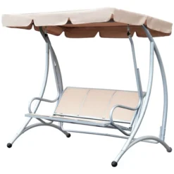 Outsunny 3 Person Patio Swing Seats, Porch Swing With Stand And Adjustable Canopy Outdoor Swing Chair Bench For Garden, Poolside 15 Outsunny 3 Person Patio Swing Seats, Porch Swing With Stand And Adjustable Canopy Outdoor Swing Chair Bench For Garden, Poolside -Sunnydaze Decor Store GUEST b27e39bf d379 4c76 b522 3c5128d9dbc4