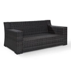 Beaufort Outdoor Wicker Loveseat - Mist - Crosley 17 Beaufort Outdoor Wicker Loveseat - Mist - Crosley -Sunnydaze Decor Store GUEST b32bd5e3 b09b 4cea a252 13089f773210