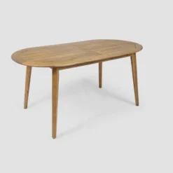 Pines 7pc Acacia Oval Wood Dining Set - Christopher Knight Home -Sunnydaze Decor Store GUEST b3444f7f a62b 4c79 97a1 7472b3a9ad25