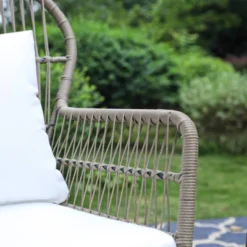 3pc Conversation Set With Cushions - Captiva Designs -Sunnydaze Decor Store GUEST b346a23f 9840 4e01 9ce5 a48ff041f4dd