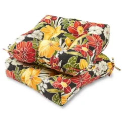 Set Of 2 Aloha Floral Outdoor Seat Cushions - Kensington Garden -Sunnydaze Decor Store GUEST b3973022 c2af 449e 8325 42faad24f9f0