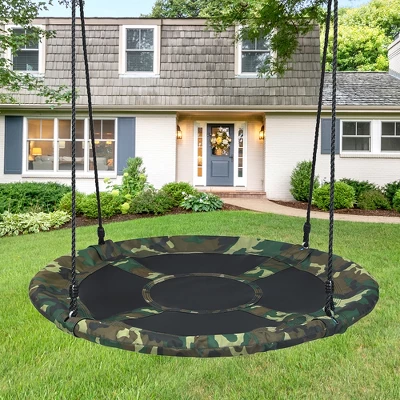 Costway 40'' Kids Flying Saucer Tree Swing Indoor Outdoor Play Set 4 Costway 40'' Kids Flying Saucer Tree Swing Indoor Outdoor Play Set - Image 2