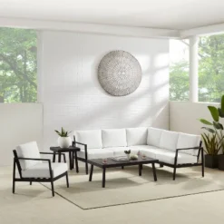 Linon Aluminum Square Lark Accent Table Black -Sunnydaze Decor Store GUEST b3eec045 bbd0 47d7 b4ed a48412888d79