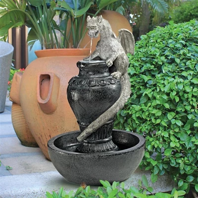 Design Toscano The Viper Dragon Sculptural Fountain - Gray 3 Design Toscano The Viper Dragon Sculptural Fountain - Gray