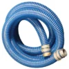 Apache 98106501 2 Inch Diameter 20 Foot Length 58 Psi PVC Flexible Industrial Pump Pool Hose With Aluminum Pin Lug Short Shank Coupling, Blue (4 Pack)