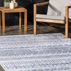NuLOOM Codi Moroccan Banded Machine Washable Indoor/Outdoor Patio Area Rug 19 NuLOOM Codi Moroccan Banded Machine Washable Indoor/Outdoor Patio Area Rug -Sunnydaze Decor Store GUEST b5f972b8 fef9 425e b9df 5e604618c7c4