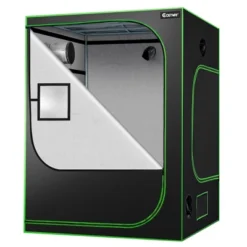 Costway 5x5 Grow Tent, 60''x60''x80'' High Reflective Mylar W/Observation Window GrayBlack 18 Costway 5x5 Grow Tent, 60''x60''x80'' High Reflective Mylar W/Observation Window GrayBlack -Sunnydaze Decor Store GUEST b617671a 40df 43ff 8ae6 6fc1253e9619