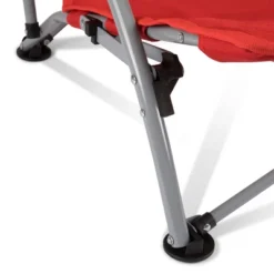 Picnic Time Tranquility Portable Beach Chair - Red -Sunnydaze Decor Store GUEST b62906a1 47a8 4bdd 9ef8 f7731f90ac14
