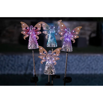 39.25" Metal Angel Solar Stake Purple - Exhart 17 39.25" Metal Angel Solar Stake Purple - Exhart - Image 15