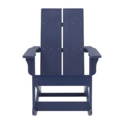 Merrick Lane Set Of 2 Wellington UV Treated All-Weather Polyresin Adirondack Rocking Chair For Patio, Sunroom, Deck And More -Sunnydaze Decor Store GUEST b6507a5e 8053 4d0e b55a c24789f829c9