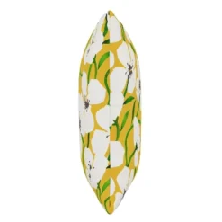 18" X 18" Outdoor Throw Pillow Anemone Field Goldenrod - Skyline Furniture