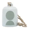 5" Ceramic Hanging Bell Circles White/Green - Sagebrook Home -Sunnydaze Decor Store GUEST b7996d80 fe57 4485 b0c3 c50fd66a045e