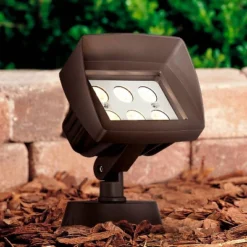 Super Duty Eastham 8" High Bronze LED Landscape Flood Lights Set Of 2 -Sunnydaze Decor Store GUEST b803544c 308f 4c9e b07b 2164e1280433