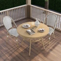3pc Arna Patio Set With 40" Round Dining Table - MiBasics -Sunnydaze Decor Store GUEST b8928b96 983a 4a5c 95dd 74734cadb6da