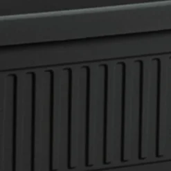 HC Companies 30 Inch Long Fluted Plastic Venetian Garden Window Container Planter Box For Indoor Or Outdoor Flowers, Vegetables, Or Succulents (Clay)