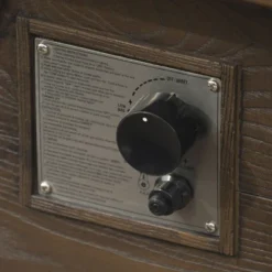 Venti 5pc Wicker Swivel Club Chairs And Fire Pit - Dark Brown/Beige - Christopher Knight Home -Sunnydaze Decor Store GUEST b94ad756 8f50 480d adde 41f05306e6aa