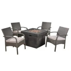 Christopher Knight Home Cordoba 5pc Iron Outdoor Patio Fire Pit Furniture Set 31 Christopher Knight Home Cordoba 5pc Iron Outdoor Patio Fire Pit Furniture Set -Sunnydaze Decor Store GUEST b95929e7 eed4 4f7b b256 a059ab686b88