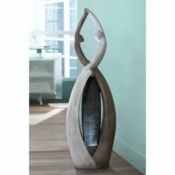 John Timberland Dancing Couple Modern Outdoor Floor Water Fountain With LED Light 57" For Yard Garden Patio Home Deck Porch Exterior Balcony Roof -Sunnydaze Decor Store GUEST b968f40b 4809 4347 8858 94df3f5ca286