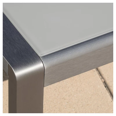 Cape Coral 5pc Aluminum Sofa Set With Cushions - Khaki - Christopher Knight Home 4 Cape Coral 5pc Aluminum Sofa Set With Cushions - Khaki - Christopher Knight Home - Image 2