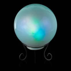 8" Glass Gazing Globe With Color Changing LED Lights White - Alpine Corporation 9 8" Glass Gazing Globe With Color Changing LED Lights White - Alpine Corporation -Sunnydaze Decor Store GUEST bbc69805 7434 45f0 9891 adc456898b20