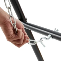 Jomeed Universal Multi Use Heavy Duty Steel 2 Person Indoor Outdoor Hammock Stand With Stabilizing Feet For Hammocks 9.5 To 14 Feet Long, Black -Sunnydaze Decor Store GUEST bbefd4ce 6ca2 4039 aa24 32d7f40c276a